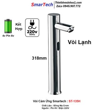 Vòi Lavabo Cảm Ứng SmarTech ST-135H