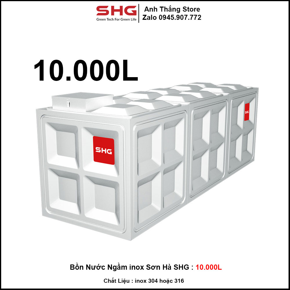 Bể Nước Ngầm inox Sơn Hà SHG 10000L