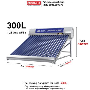 Thái Dương Năng Sơn Hà 300L Gold