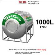 Bồn Nước inox Sơn Hà Lộc Phát SHG68 Ngang 1000L