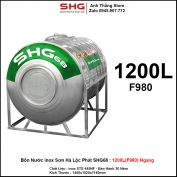 Bồn Nước inox Sơn Hà Lộc Phát SHG68 Ngang 1200L