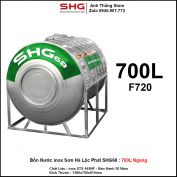 Bồn Nước inox Sơn Hà Lộc Phát SHG68 SHG68 Ngang 700L