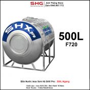 Bồn Nước inox Sơn Hà SHX Pro Ngang 500L