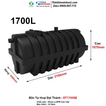 Bồn Tự Hoại Đại Thành ĐT1700SE