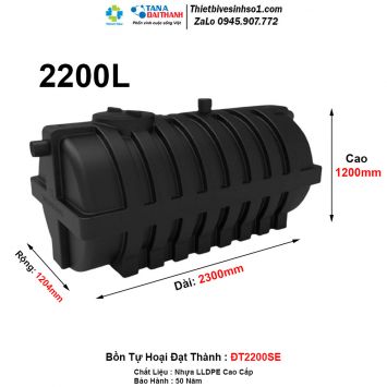 Bồn Tự Hoại Đại Thành ĐT2200SE