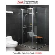 Phòng Tắm Vách Kính FENDI FDG-2X4