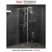 Phòng Tắm Vách Kính FENDI FDG-3X3