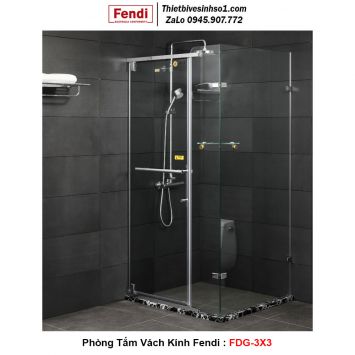 Phòng Tắm Vách Kính FENDI FDG-3X3