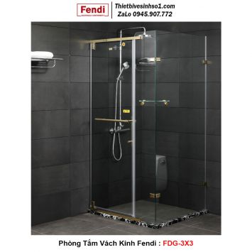 Phòng Tắm Vách Kính FENDI FDG-3X3