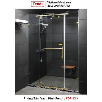 Phòng Tắm Vách Kính FENDI FDP-1X3