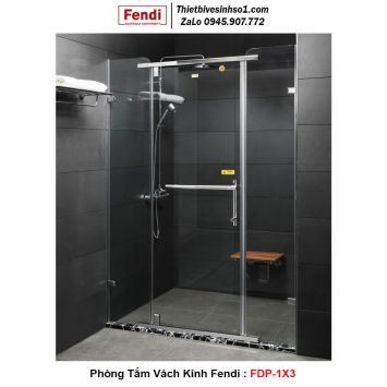 Phòng Tắm Vách Kính FENDI FDP-1X3