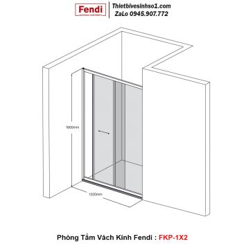 Phòng Tắm Vách Kính FENDI FKP-1X2