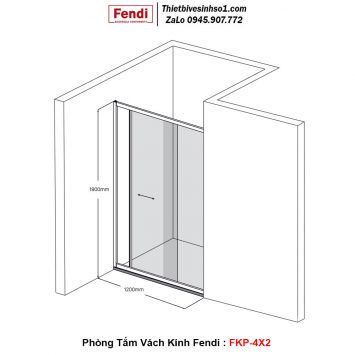 Phòng Tắm Vách Kính FENDI FKP-4X2