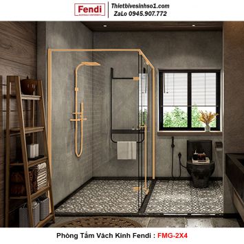 Phòng Tắm Vách Kính FENDI FMG-2X4