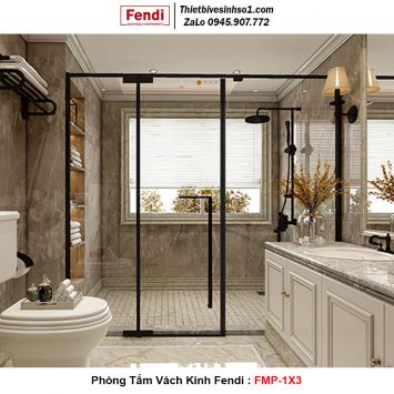 Phòng Tắm Vách Kính FENDI FMP-1X3