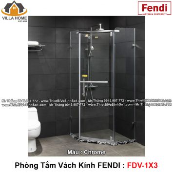 Phòng Tắm Vách Kính FENDI FDV-1X3