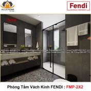 Phòng Tắm Vách Kính FENDI FMP-2X2 Black