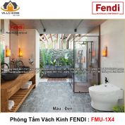 Phòng Tắm Vách Kính FENDI FMU-1X4 Black