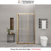 Phòng Tắm Vách Kính Flight FLS-G3 Gold