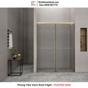 Phòng Tắm Vách Kính Flight FLS-P22 Gold