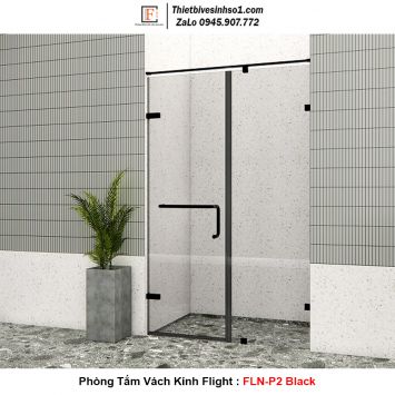 Phòng Tắm Vách Kính Flight FLN-P2 Black