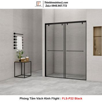 Phòng Tắm Vách Kính Flight FLS-P22 Black