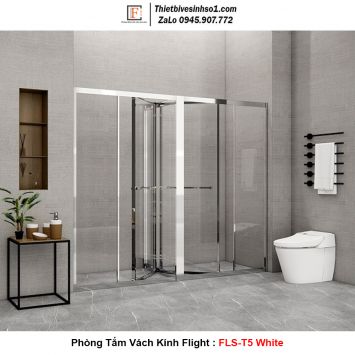 Phòng Tắm Vách Kính Flight FLS-T5 White