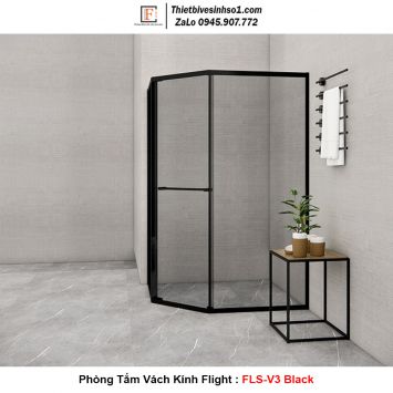 Phòng Tắm Vách Kính Flight FLS-V3 Black