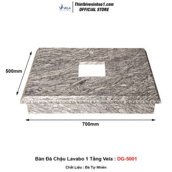 Bàn Đá Chậu Lavabo 1 Tầng Vela DG-5001