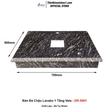 Bàn Đá Chậu Lavabo 1 Tầng Vela DR-5001
