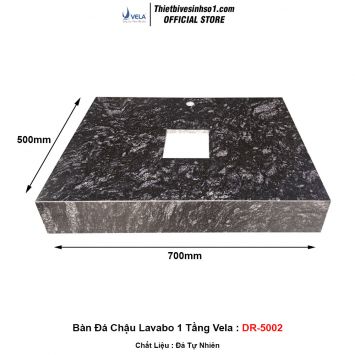 Bàn Đá Chậu Lavabo 1 Tầng Vela DR-5002