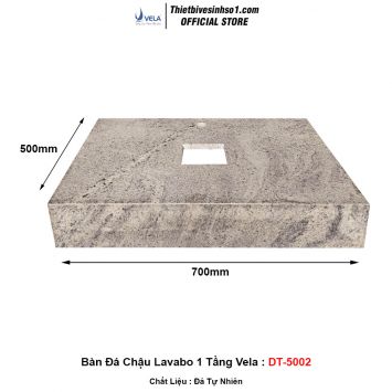 Bàn Đá Chậu Lavabo 1 Tầng Vela DT-5002