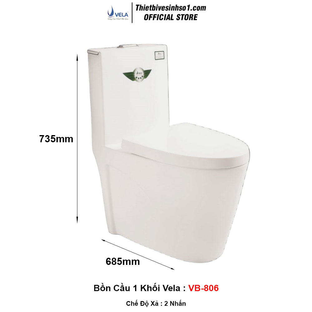 Bồn Cầu Vela VB-806
