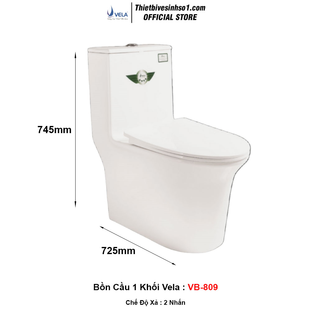 Bồn Cầu Vela VB-809