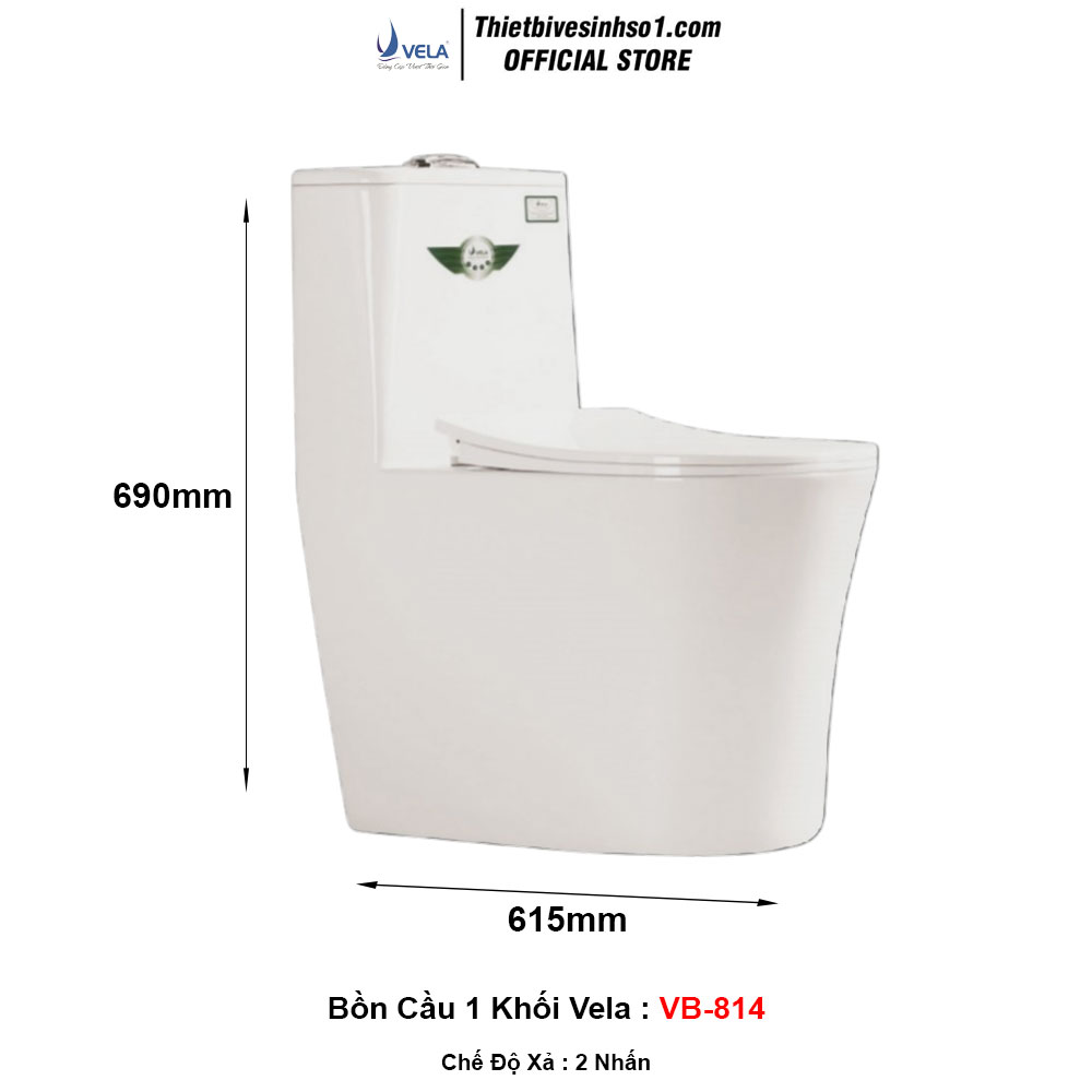 Bồn Cầu Vela VB-814