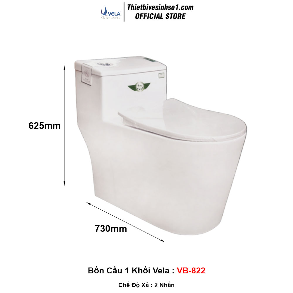 Bồn Cầu Vela VB-822