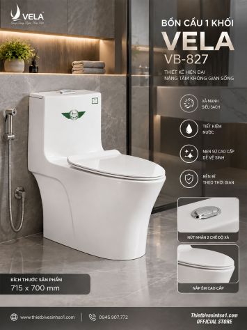 Bồn Cầu Vela VB-827