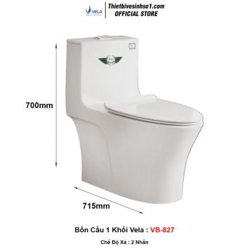 Bồn Cầu Vela VB-827