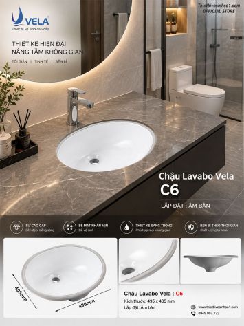 Chậu Lavabo Vela C6