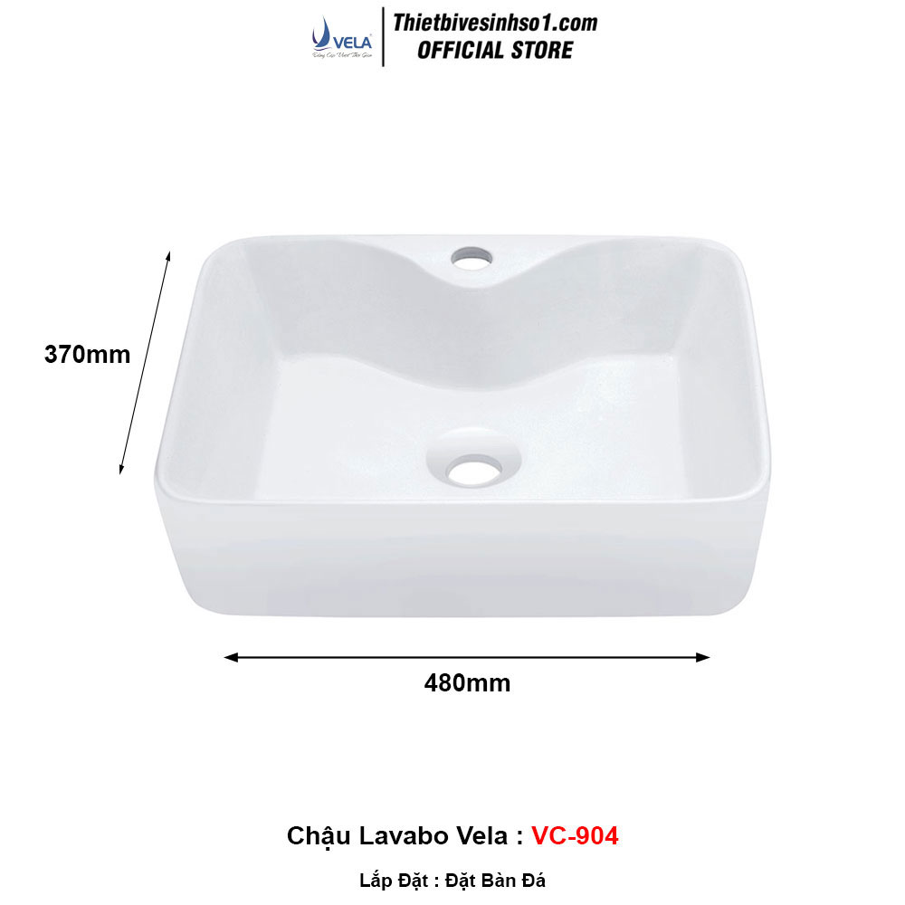 Chậu Lavabo Vela VC-904 Chậu Lavabo Vela VC-904