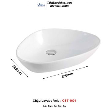 Chậu Lavabo Vela CST-1001