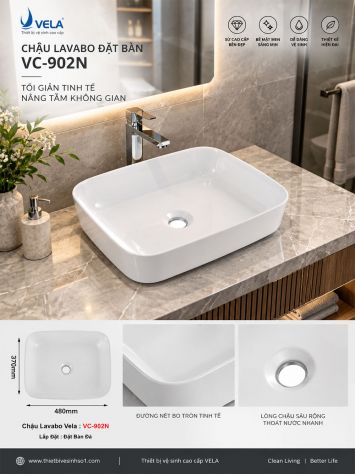 Chậu Lavabo Vela VC-902N