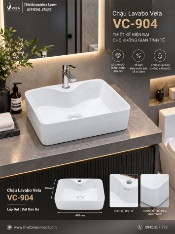 Chậu Lavabo Vela VC-904