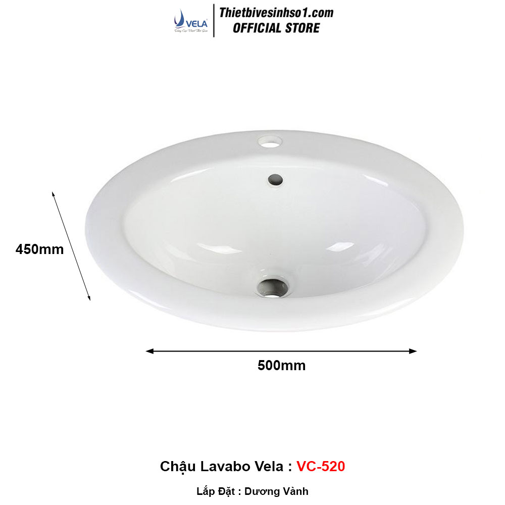 Chậu Lavabo Vela VC-520