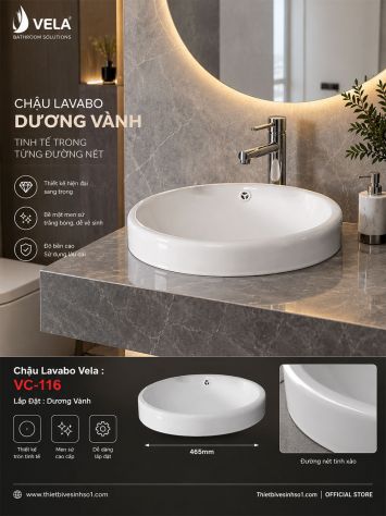 Chậu Lavabo Vela VC-116