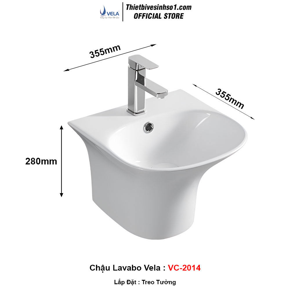 Chậu Lavabo Vela VC-2014