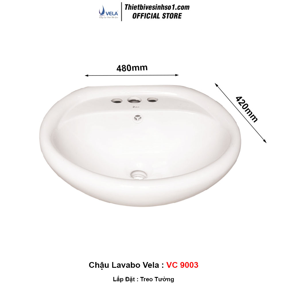 Chậu Lavabo Vela VC-9003