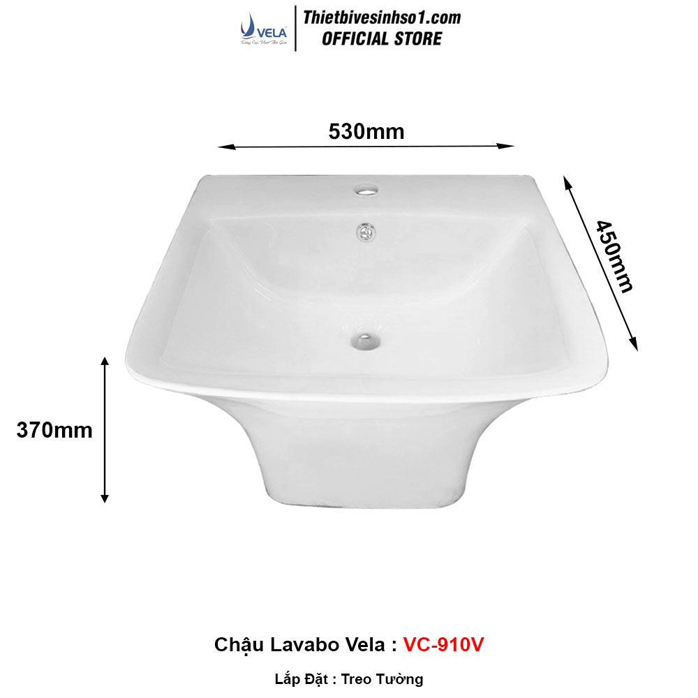 Chậu Lavabo Vela VC-910V