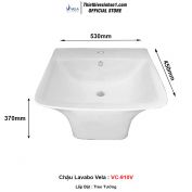 Chậu Lavabo Vela VC-910V