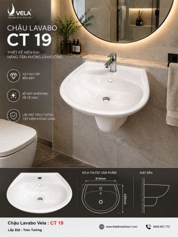 Chậu Lavabo Vela CT-19